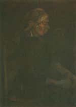 Peasant Woman, Seated, with White Cap